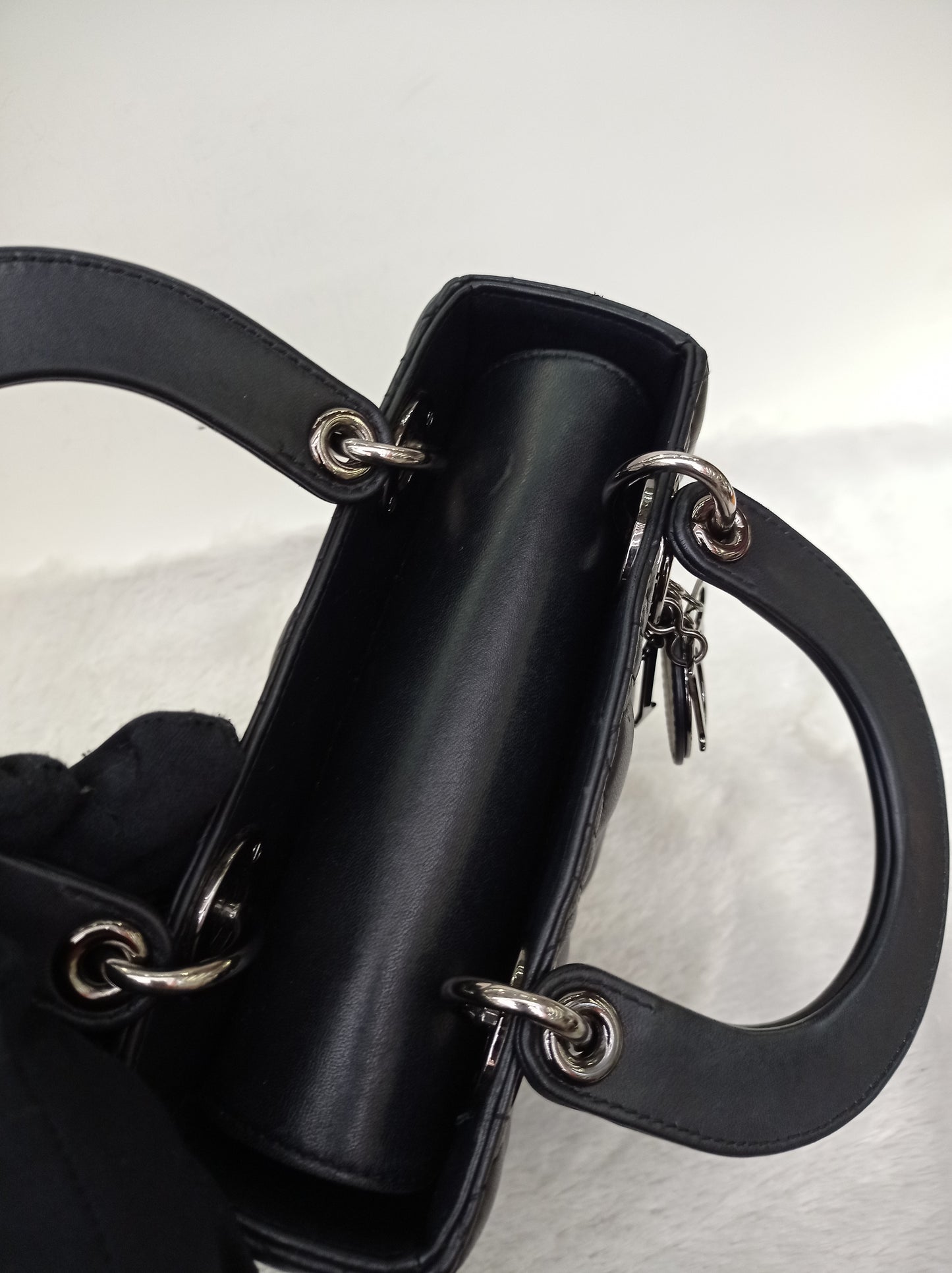 Lady Dior Small Lamb Black RHW 2021