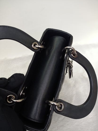 Lady Dior Small Lamb Black RHW 2021