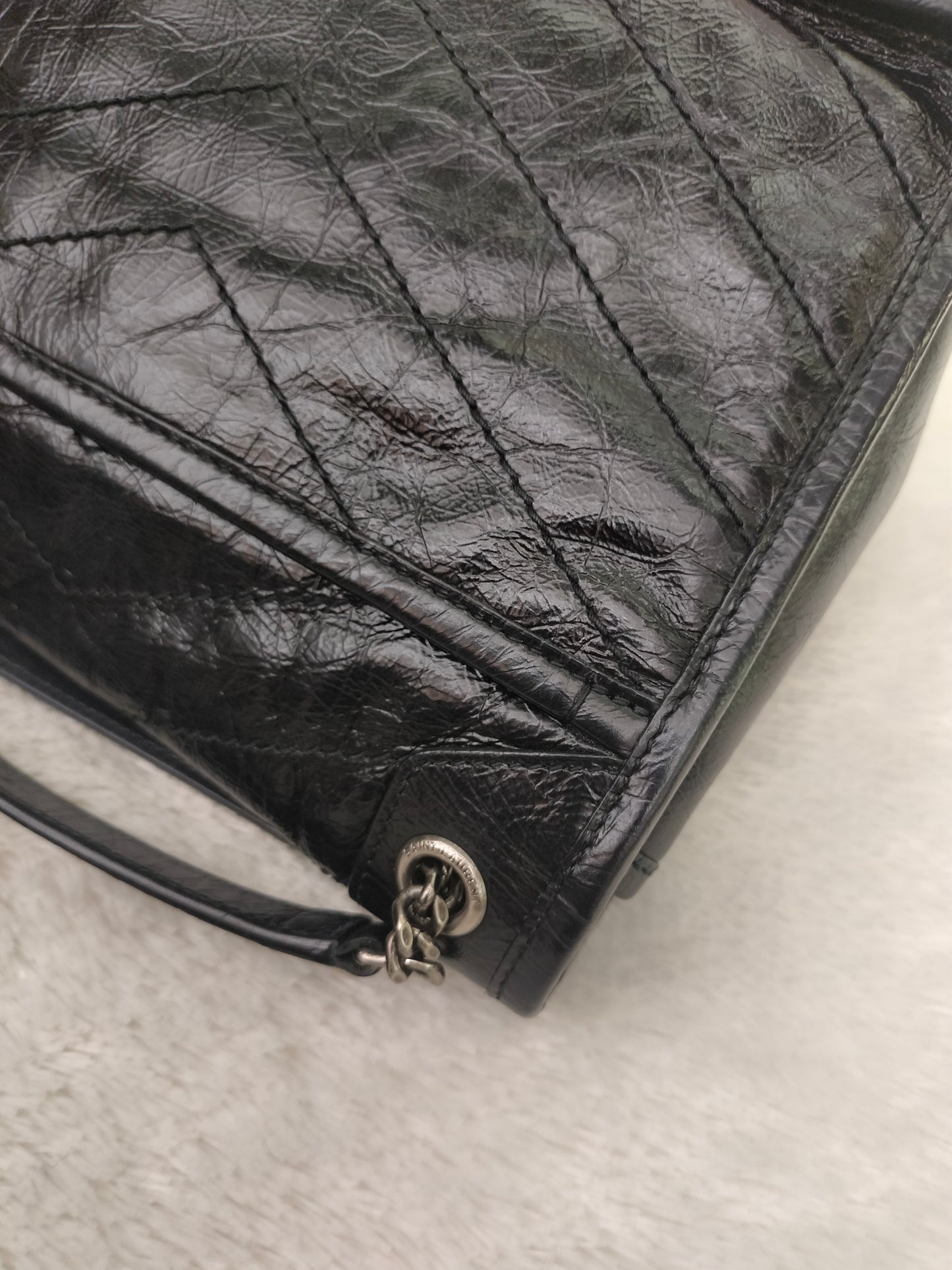 YsL Niki Baby Calfskin Black RHW 2019