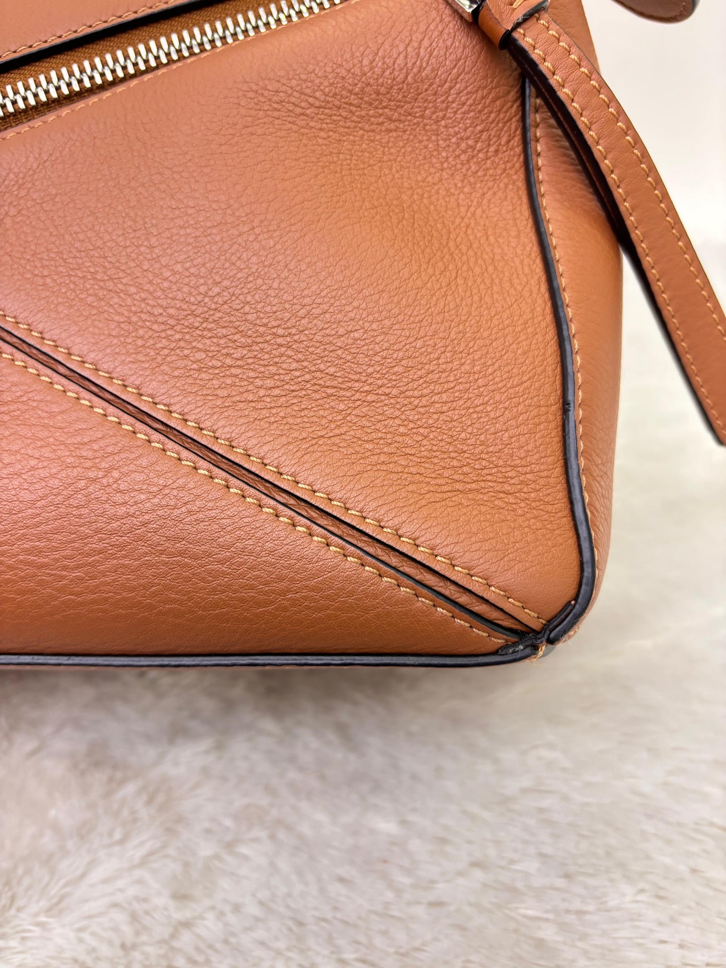 Loewe Puzzle Small Tan SHW 2020