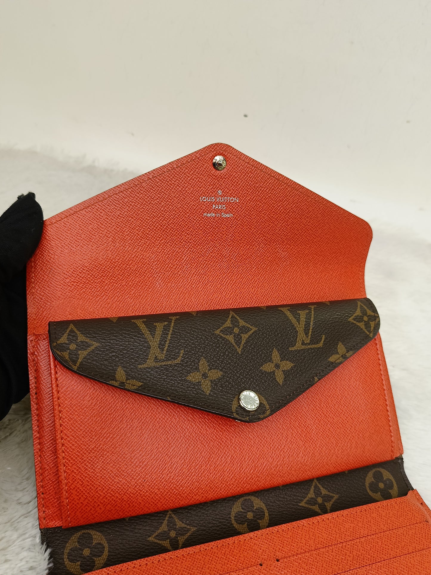 LV Portefeuille Marie Lou Long Wallet Monogram Epi Piment 2014