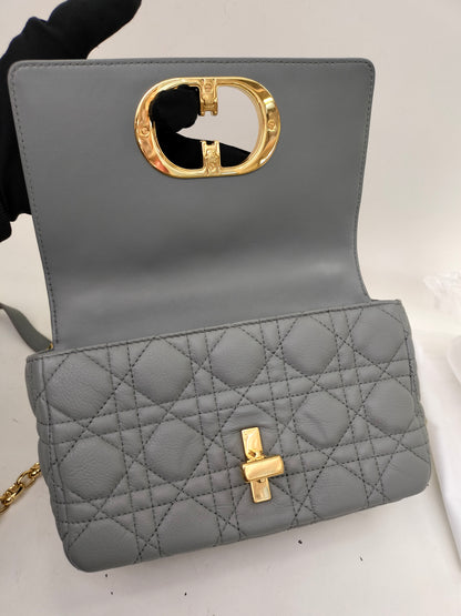 Dior Caro Small Grey GHW 2021