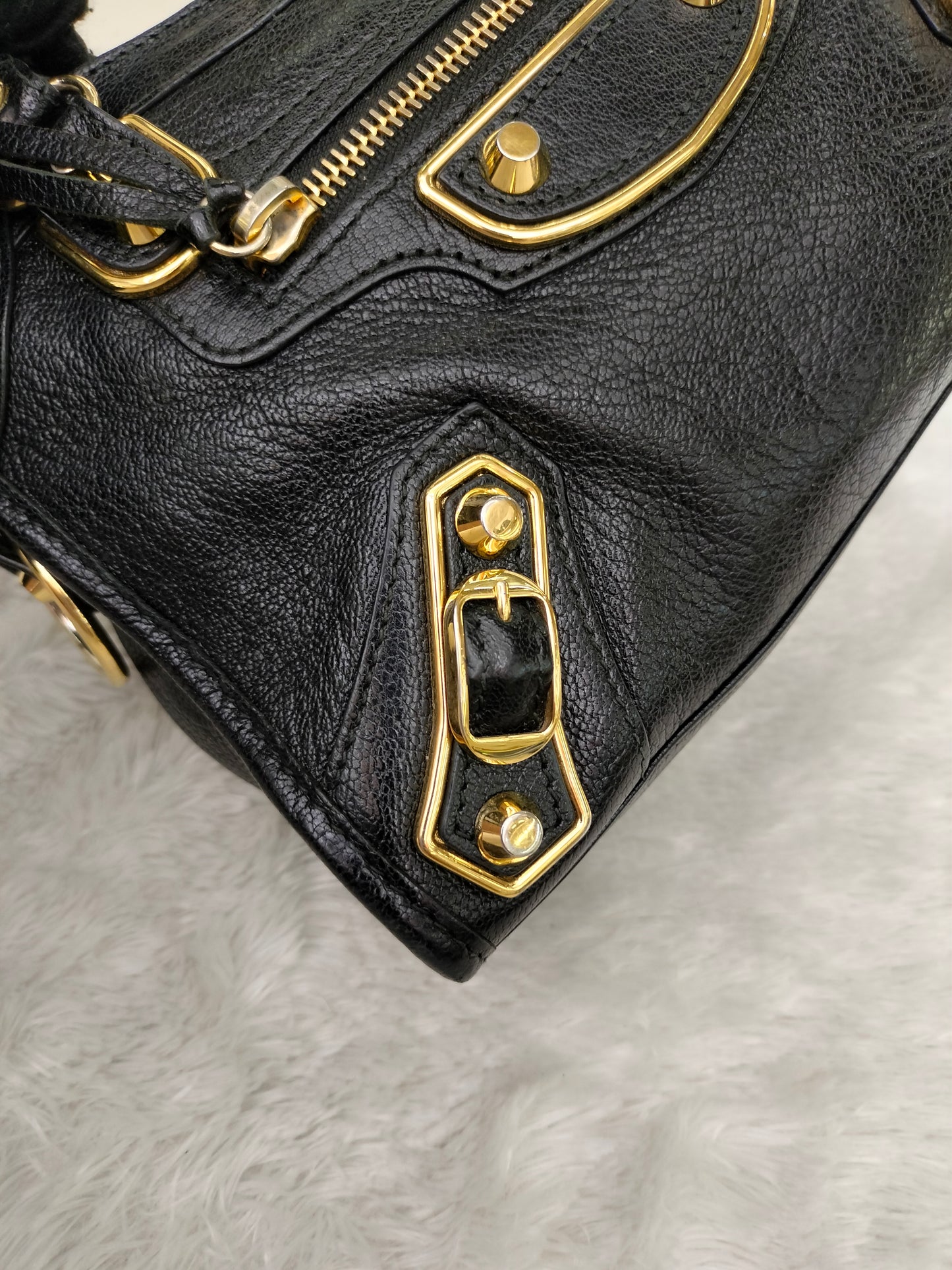 Balenciaga Mini City Edge Black GHW 2017