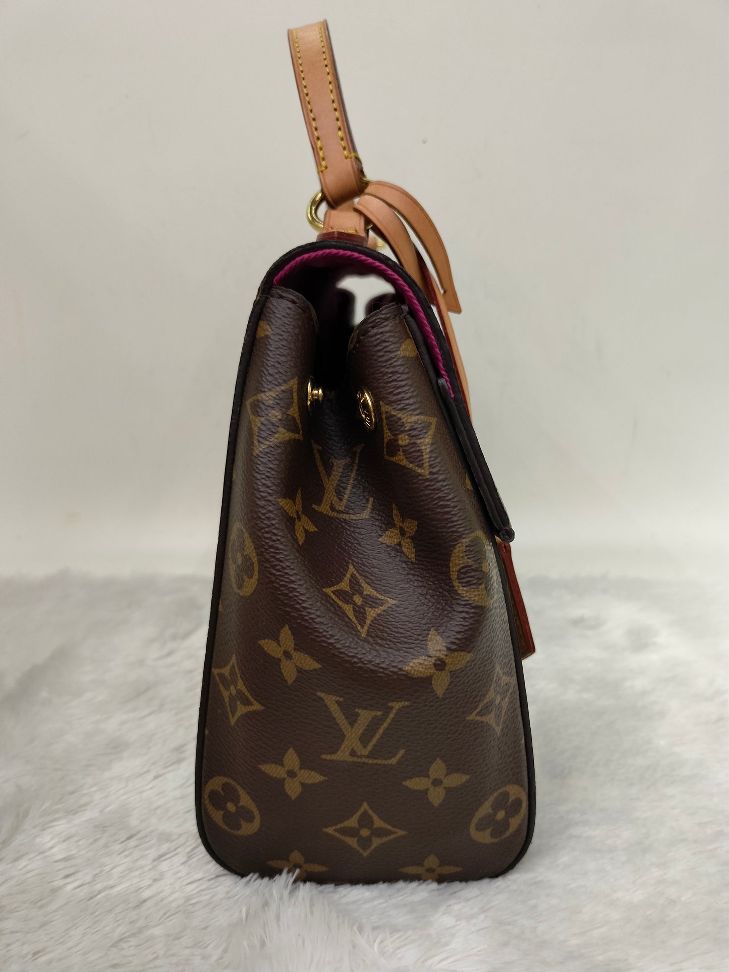 LV Clunny BB Monogram Bordeaux Fuchsia (CHIP)