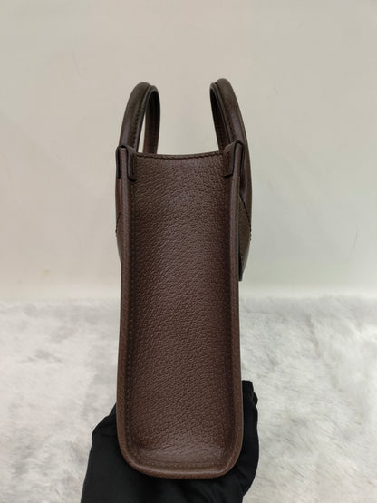 Gucci Vertical Mini Tote Brown GHW
