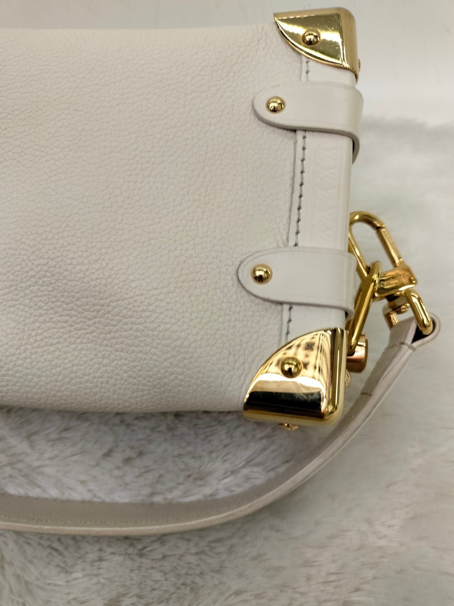 LV Side Trunk PM Grained Calfskin Chalk (CHIP)