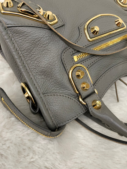Balenciaga Mini City Edge Grey GHW 2017