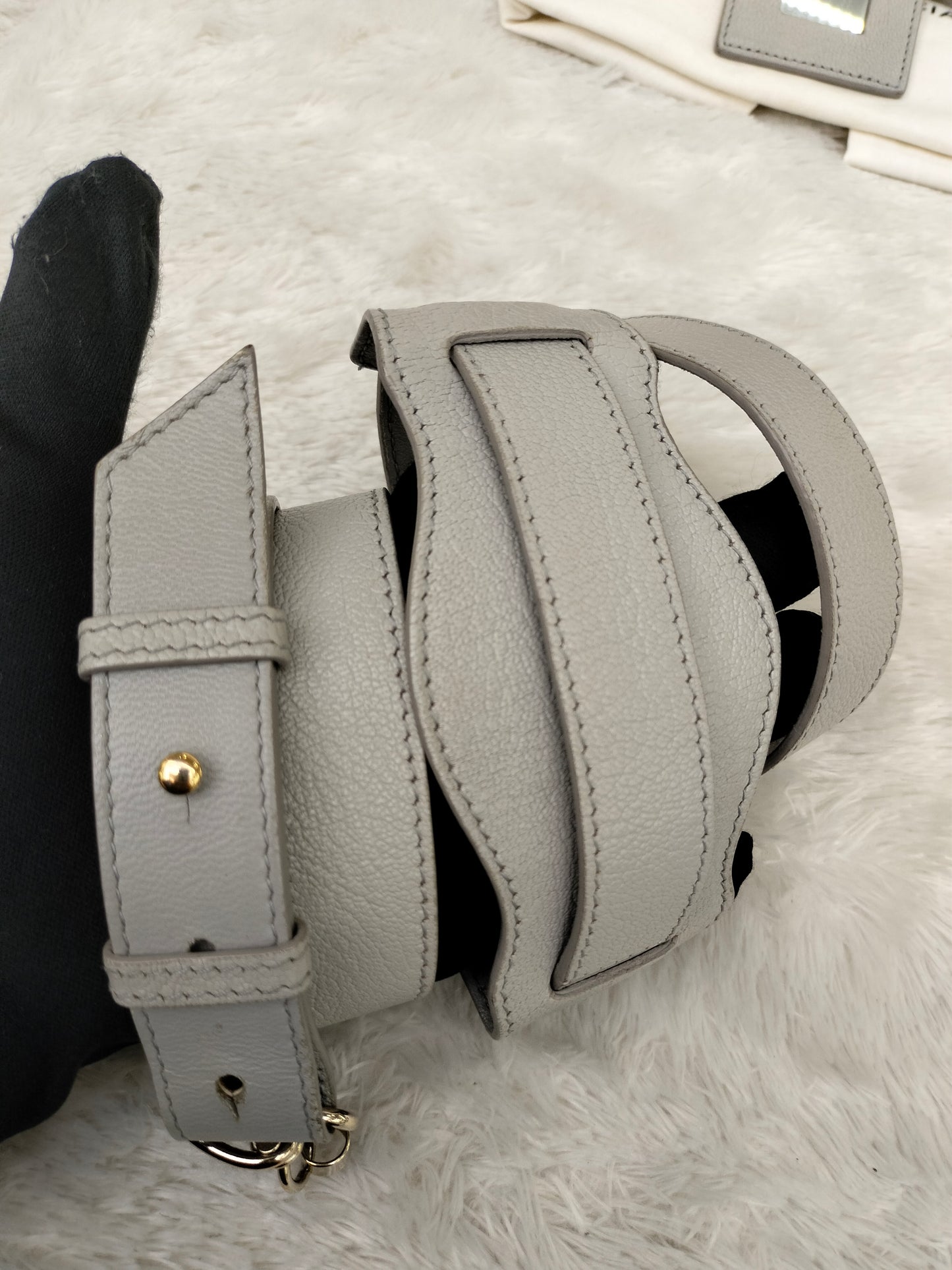 Balenciaga Mini City Edge Light Grey LGHW