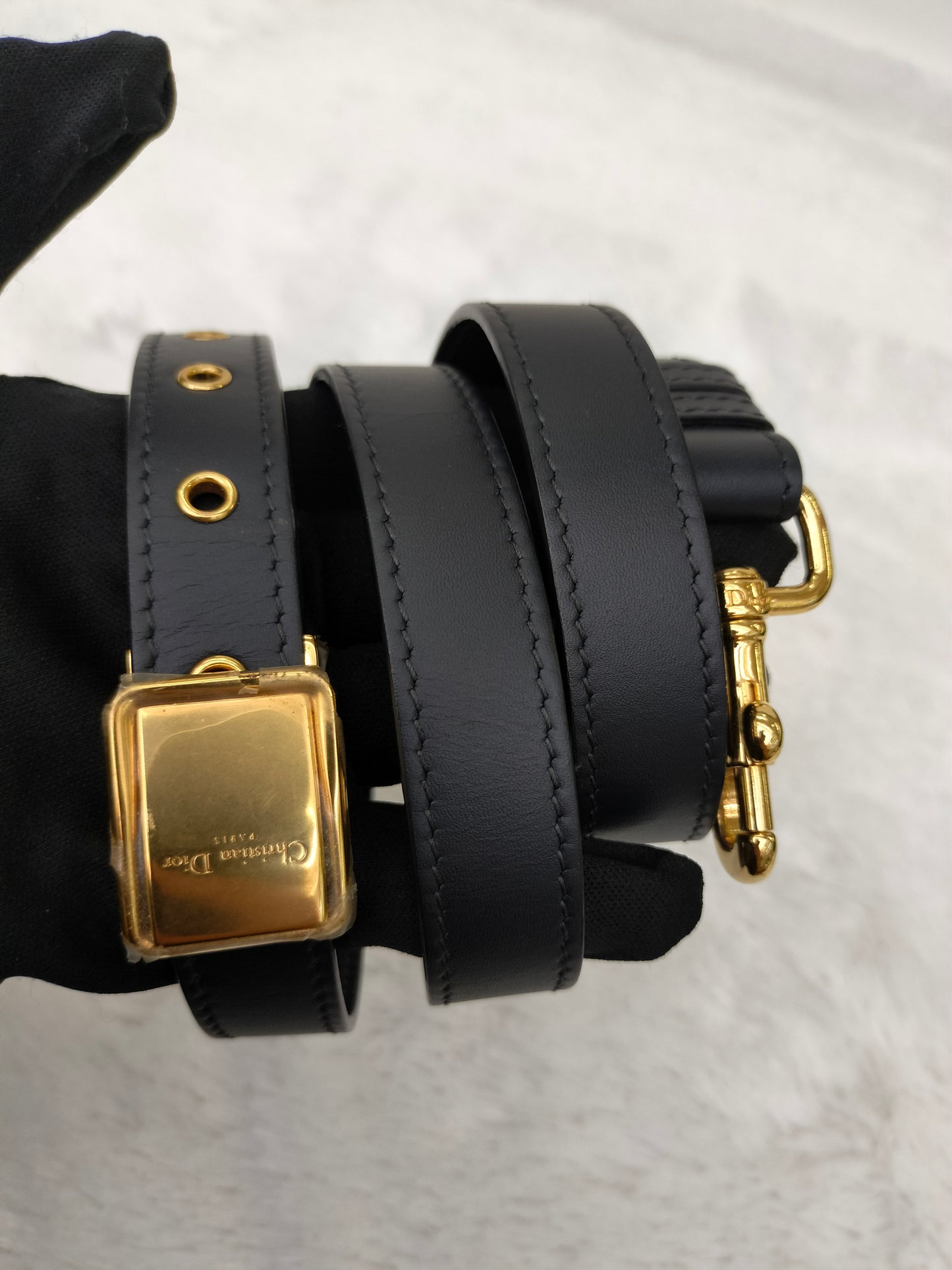 Dior Bobby Medium Oblique Navy GHW 2020