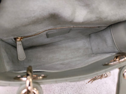 Lady Dior Small Lamb Sage GHW 2023