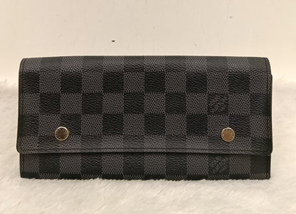 LV Portefeuille Long Modulable Wallet Graphite