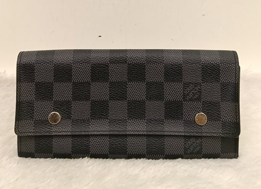 LV Portefeuille Long Modulable Wallet Graphite