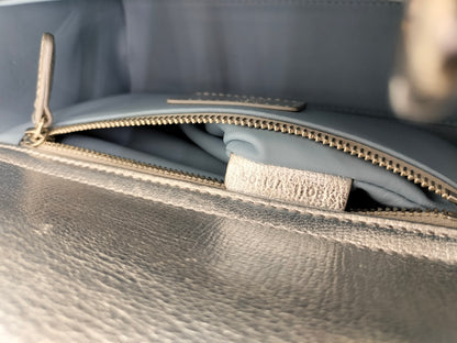 Lady Dior Small Metallic Silver SHW 2019