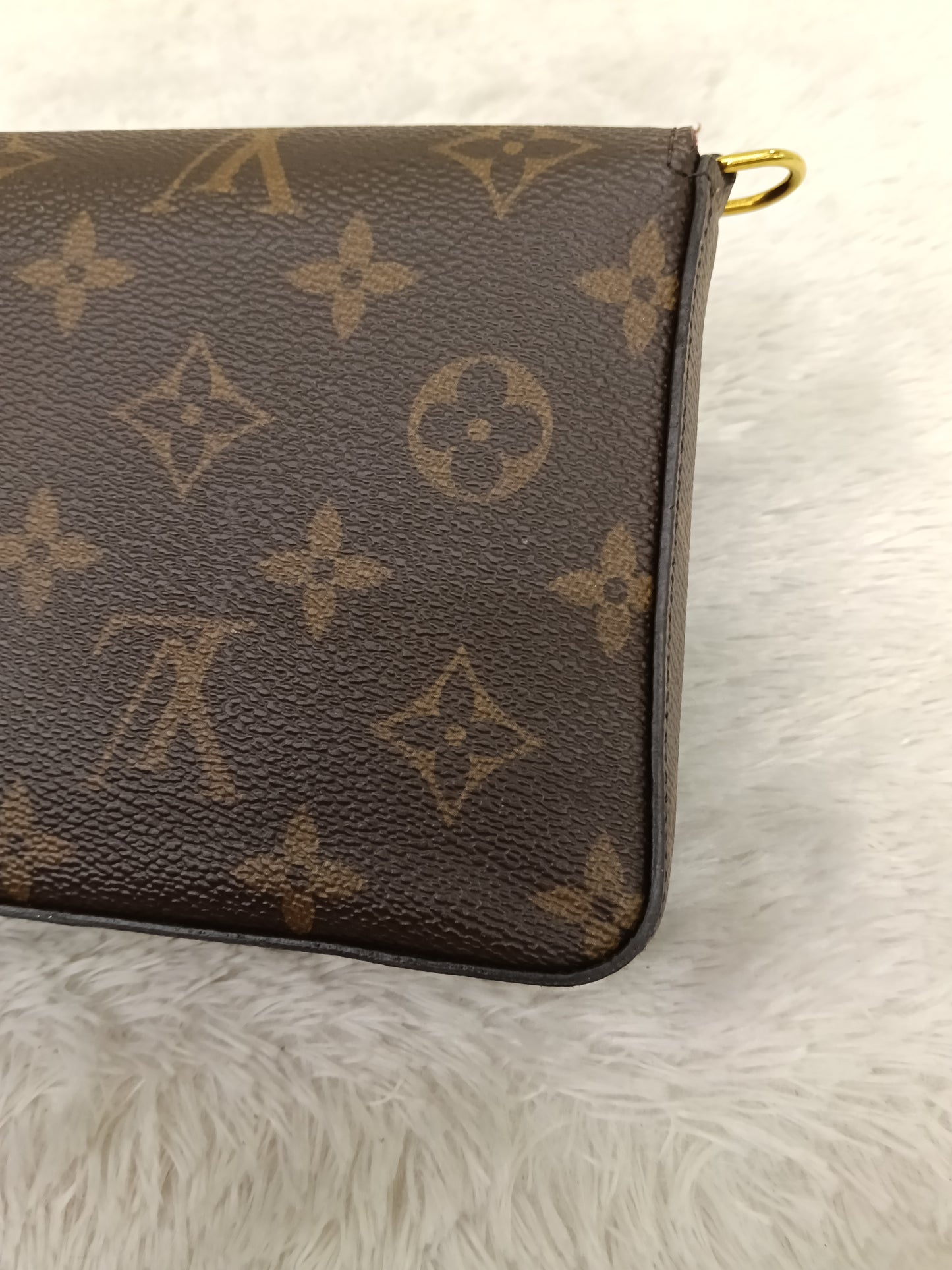 LV Pochette Felicie GM Monogram Fuchsia 2020