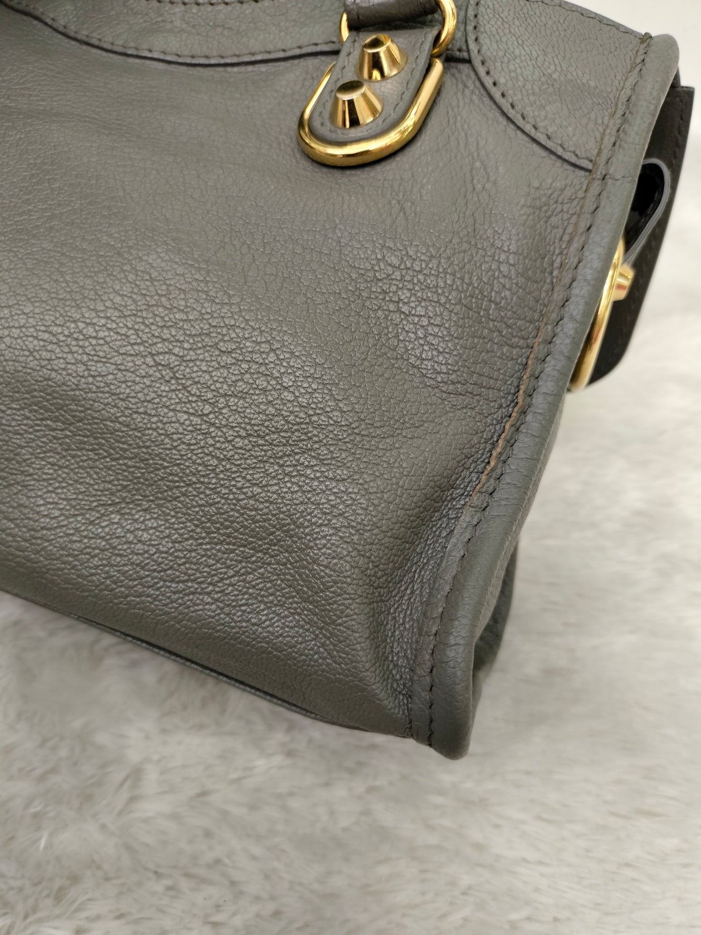 Balenciaga Mini City Edge Grey GHW 2017