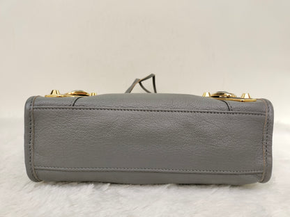 Balenciaga Mini City Edge Grey GHW 2017