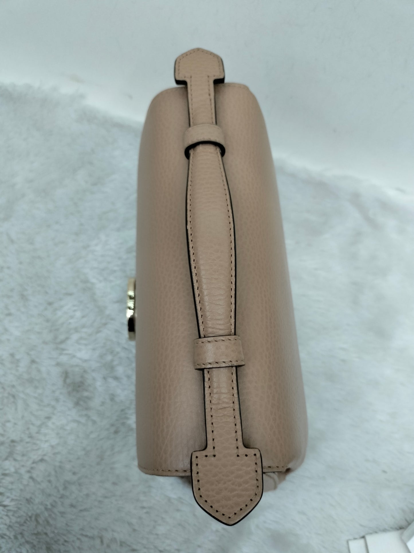 Gucci Interlocking Top Handle Beige GHW
