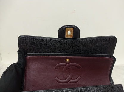 Chanel Medium Caviar Black GHW DF #20