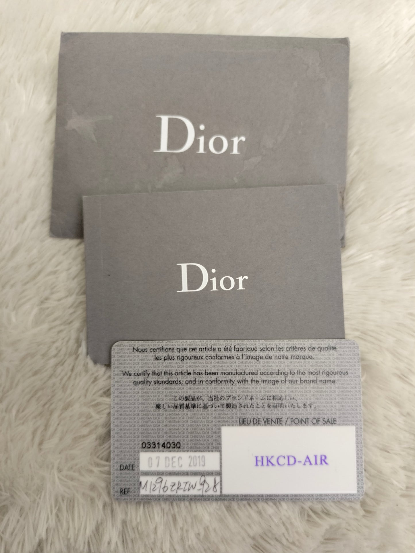 Dior Tote Book Medium Oblique Navy 2019