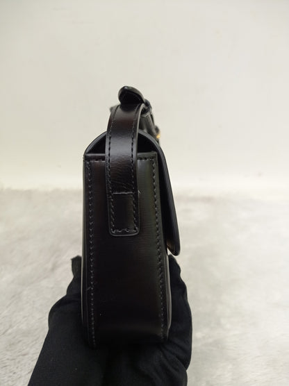 Celine Triomphe Shoulder Calfskin Black GHW 2022