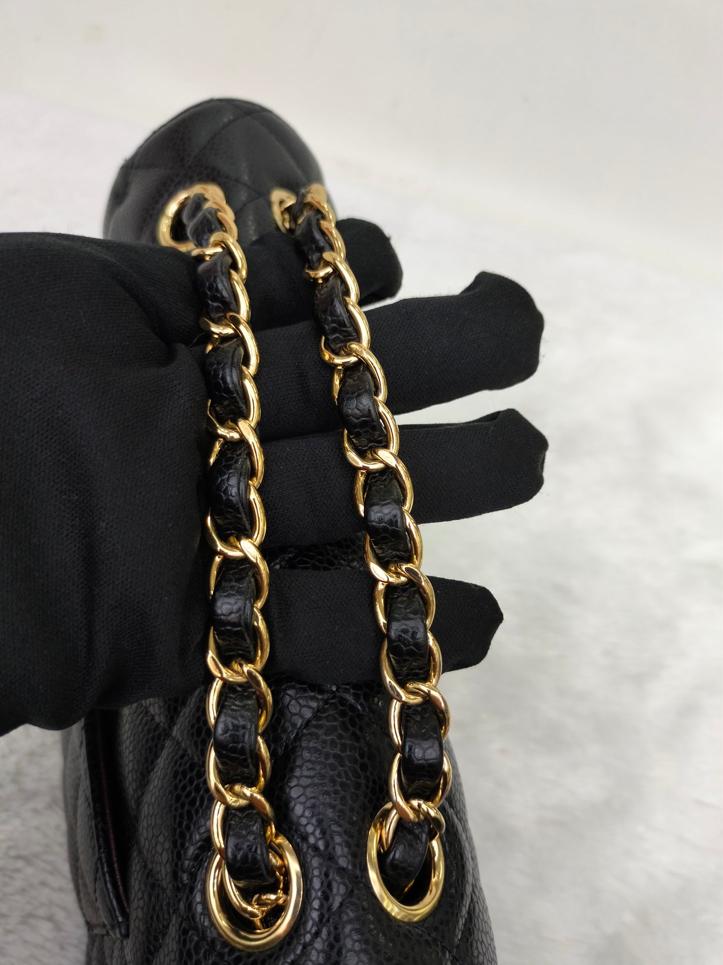 Chanel Small Caviar Black GHW DF #31