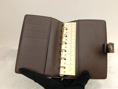 LV Agenda Cover Ring PM Damier