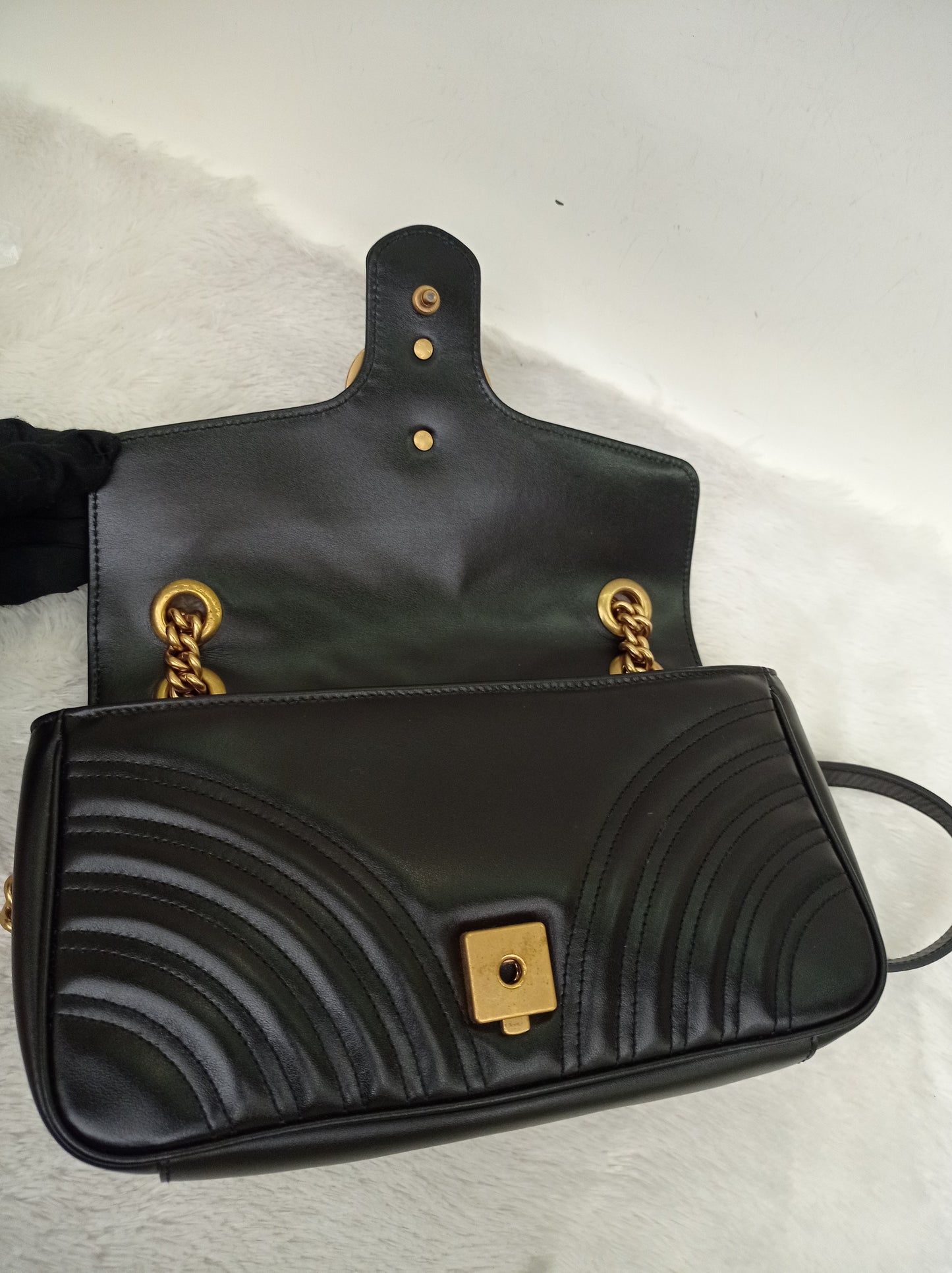 Gucci Marmont Small Black GHW