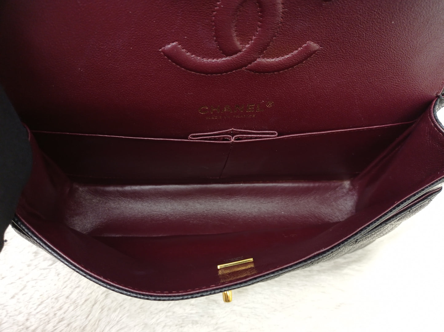 Chanel Medium Caviar Black GHW DF (CHIP)