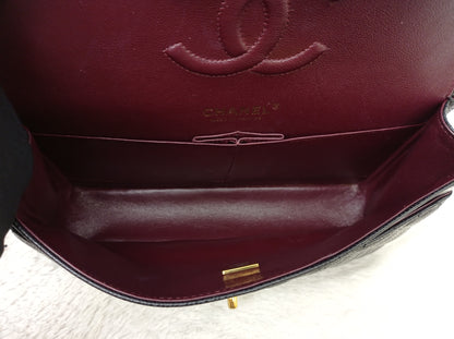 Chanel Medium Caviar Black GHW DF (CHIP)