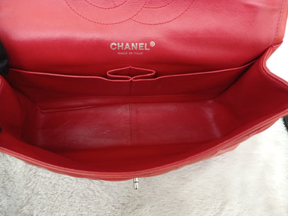Chanel Jumbo Lamb Red SHW DF #15