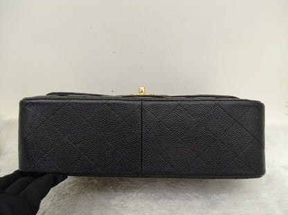 Chanel Jumbo Caviar Black GHW DF #24