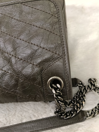 YsL Niki Medium Calfskin Grey RHW 2020