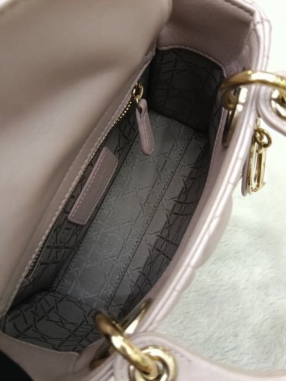 Lady Dior Mini Iridescent Lotus GHW 2018