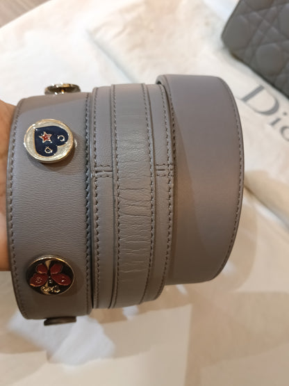 Lady Dior Small Lamb Grey GHW 2019