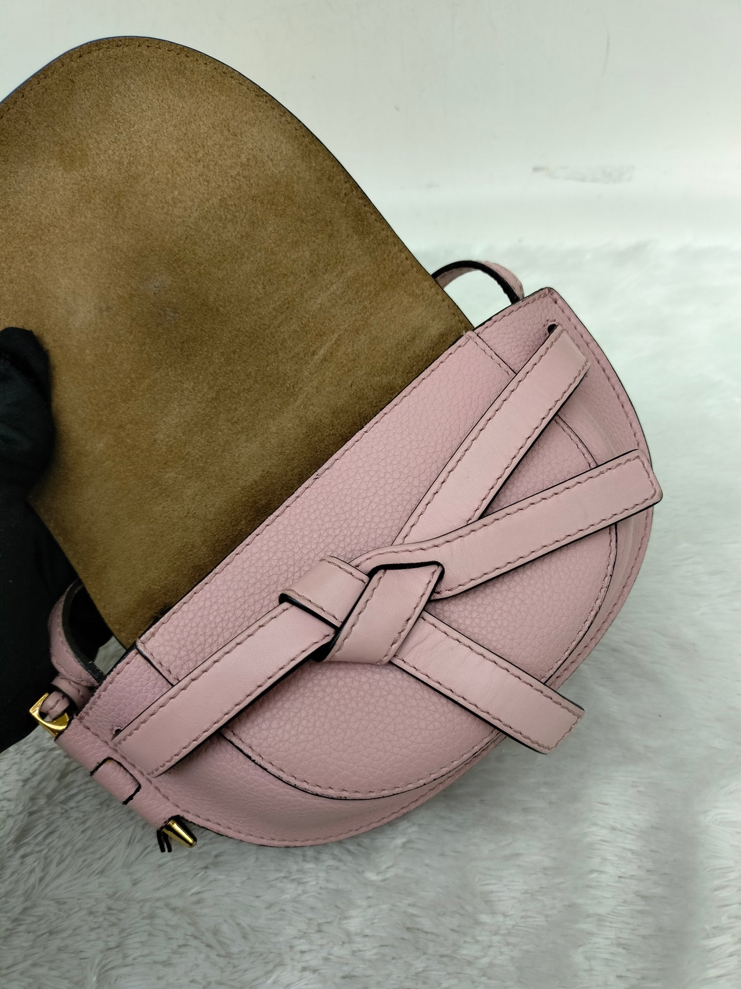 Loewe Gate Mini Grained Pink GHW 2019