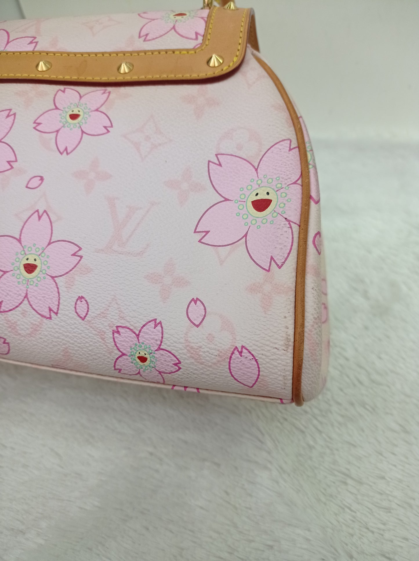 LV Sac Retro PM Cherry Blossom Murakami Pink 2003