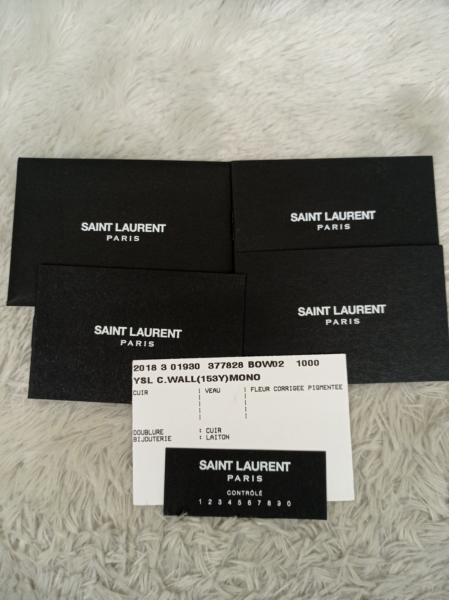 YsL WOC 22 Matelasse Monogramme Grained Black SHW 2018