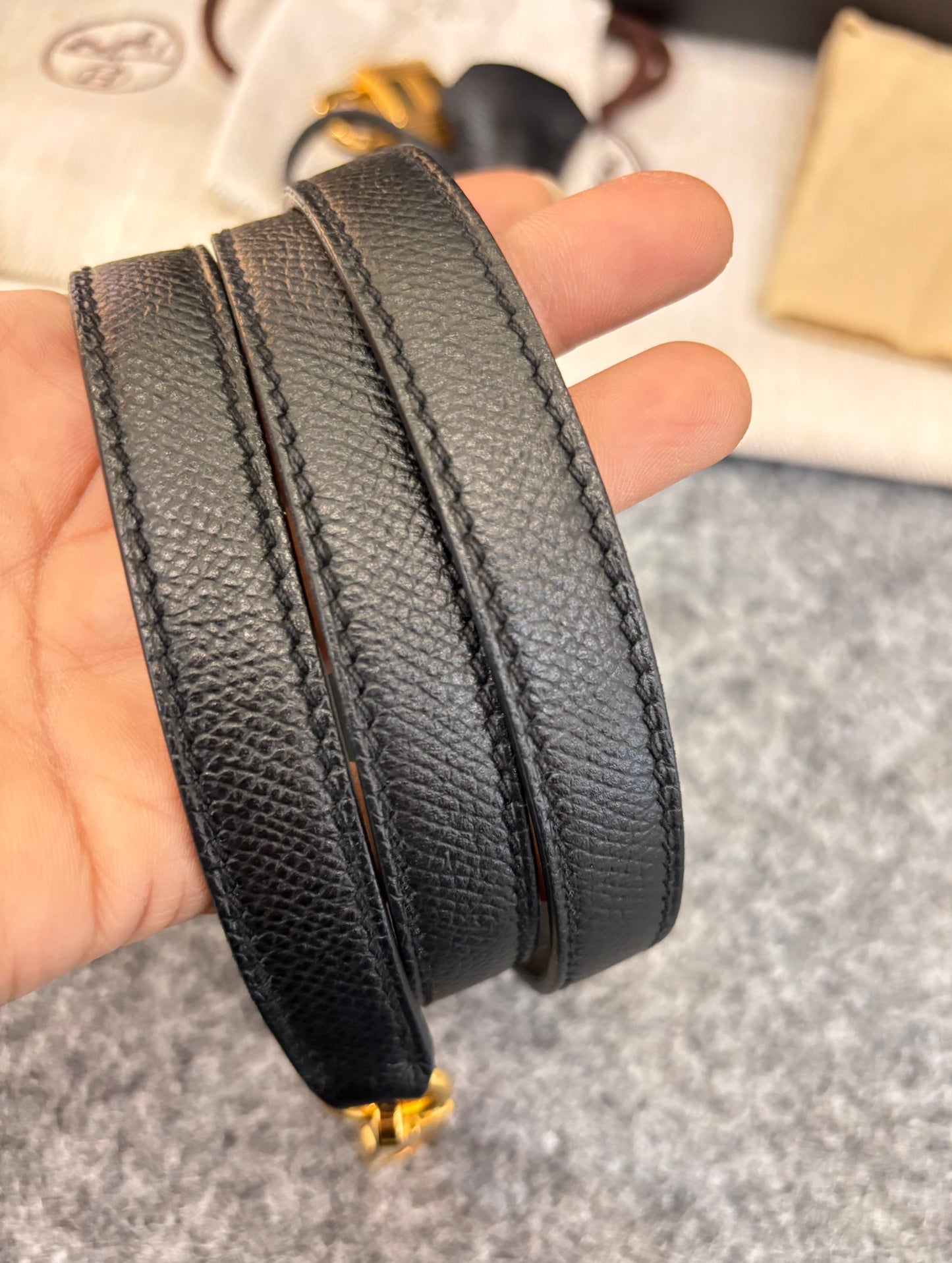 K32 Epsom Sellier Black GHW #A