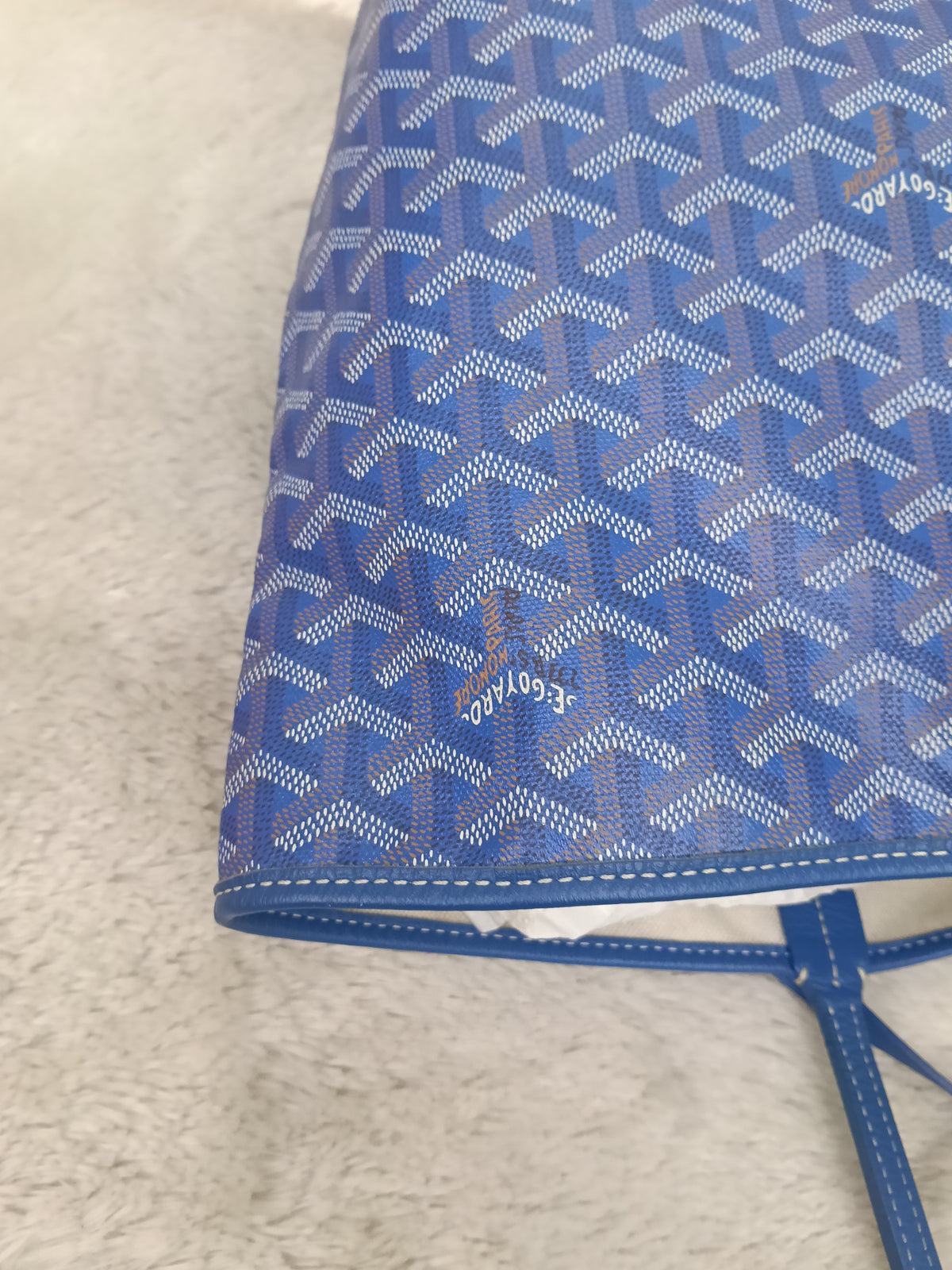Goyard St Louis PM Blue 2019