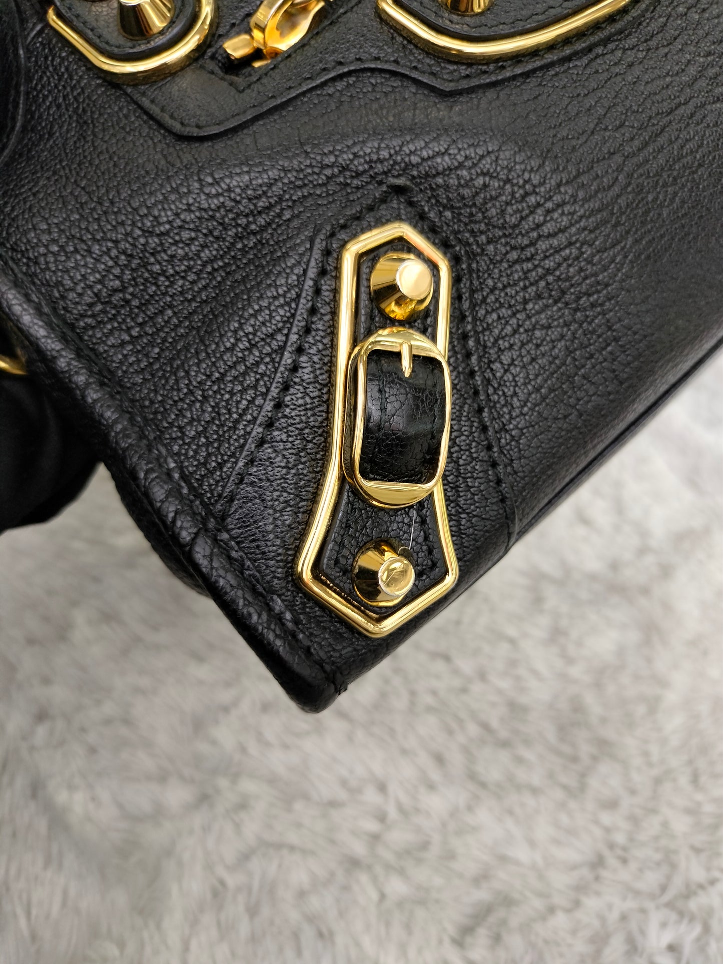 Balenciaga Mini City Edge Black GHW 2019