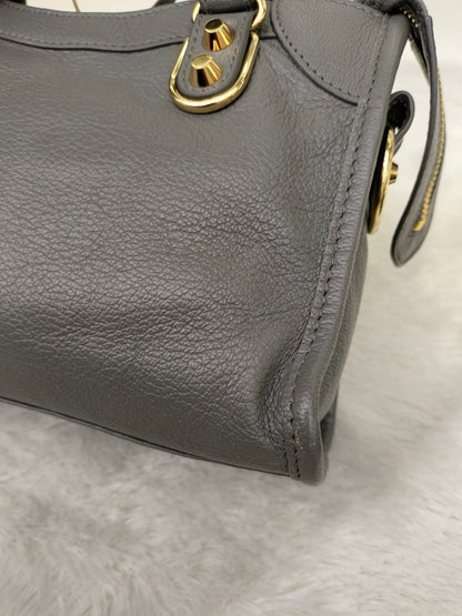 Balenciaga Mini City Edge Grey GHW 2017