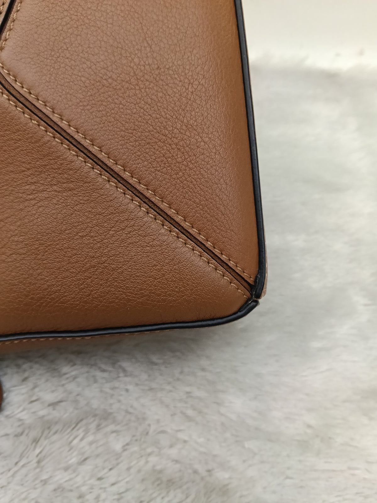 Loewe Puzzle Small Tan SHW 2021