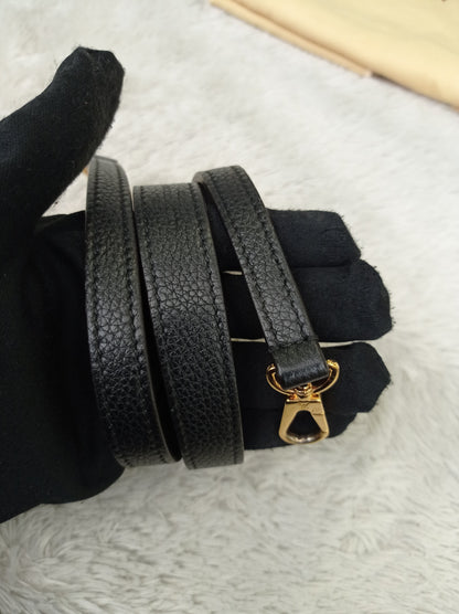 LV Steamer MM Taurillon Noir 2016