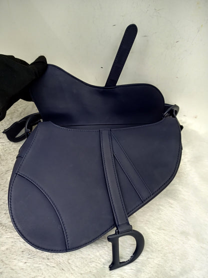Dior Saddle Medium Ultra Matte Blue 2020