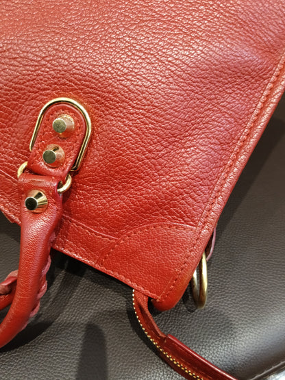 Balenciaga Small City Edge Red GHW 2017