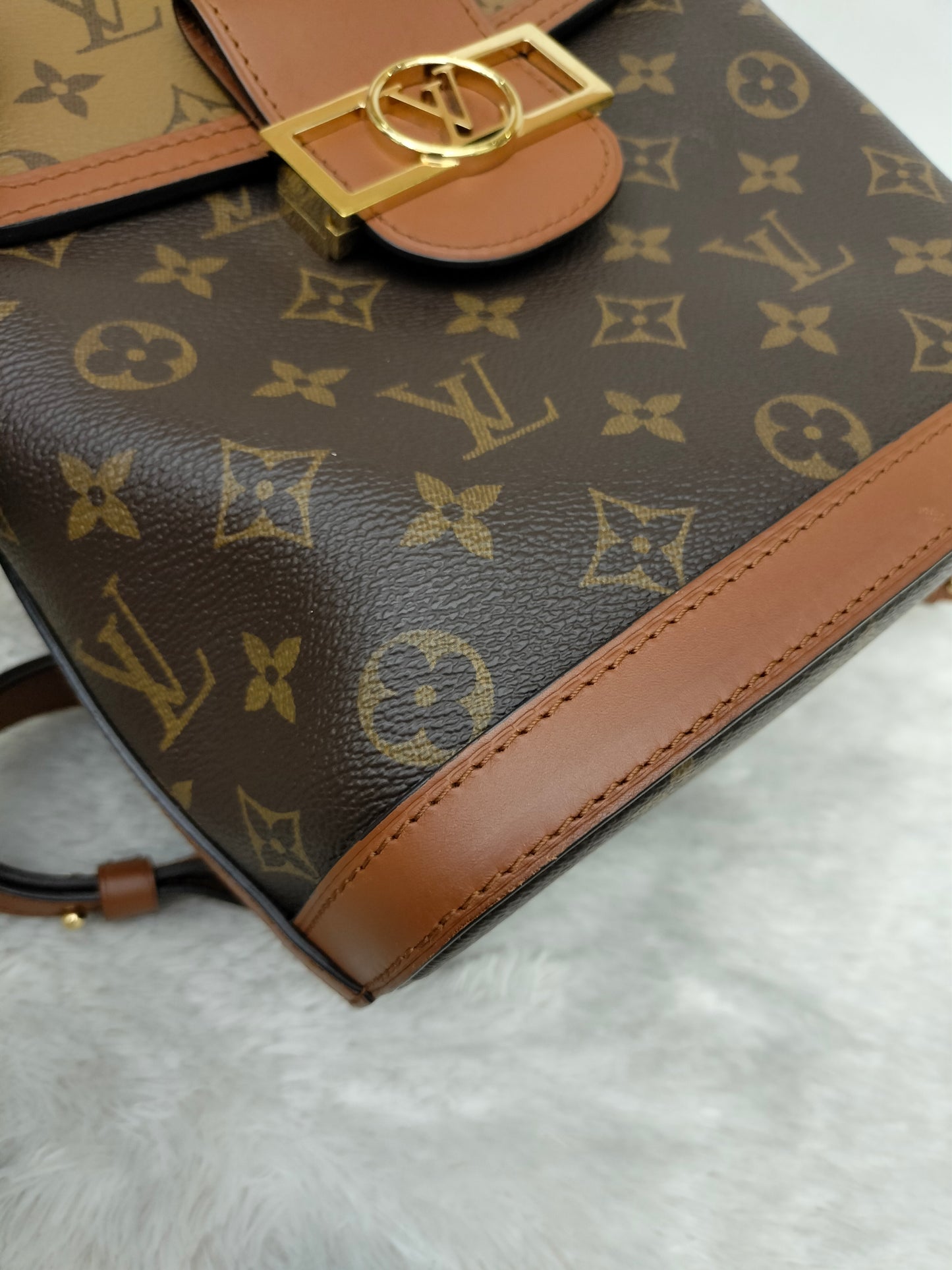 LV Dauphine Backpack Monogram Reverse 2020