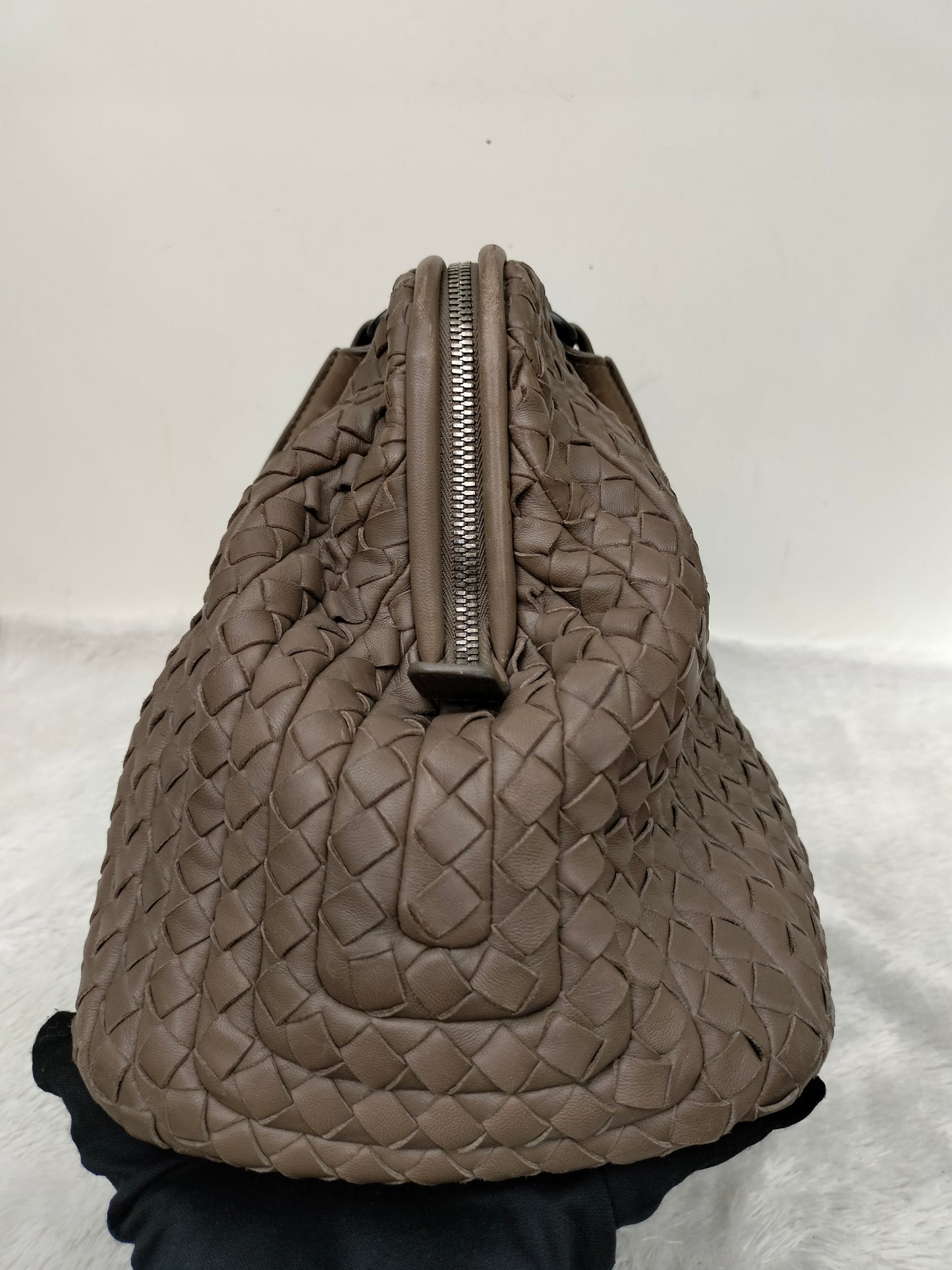 Bottega Veneta Intrecciato Doctor Bag Beige RHW 2008