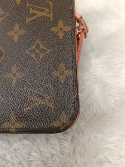 LV Insolite Long Wallet Monogram Salmon Pink