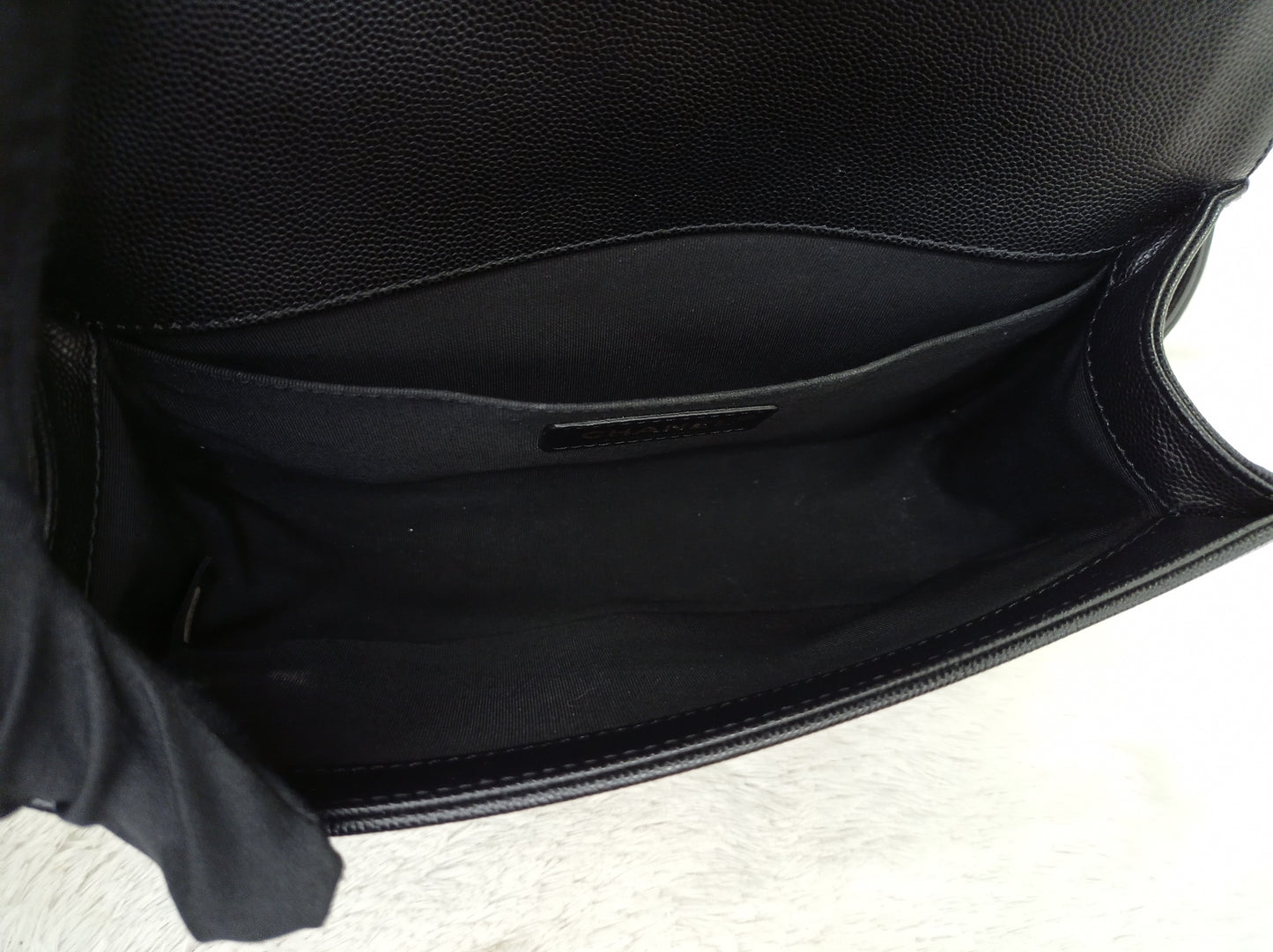 Chanel Boy 25 Caviar Black GHW #30
