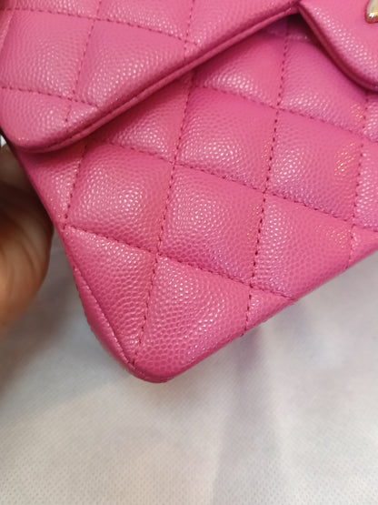 Chanel Small Caviar Pink LGHW (CHIP)